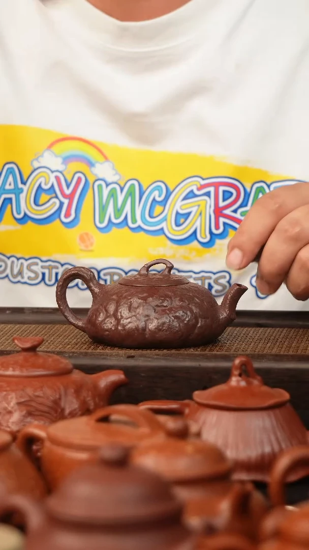 茶壶紫砂【自然之选】宜兴手工原矿紫砂壶