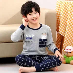 100%棉儿童纯棉内衣套装男童秋衣秋裤男孩春秋冬薄款线衣线裤睡衣