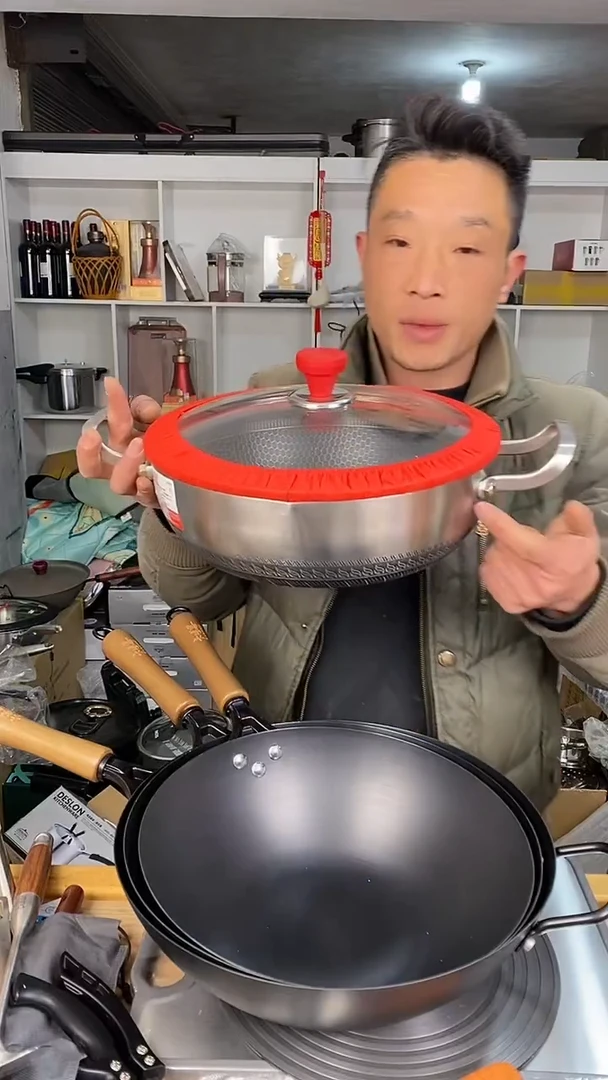 水晶玻璃1 双耳汤锅30有盖88.8