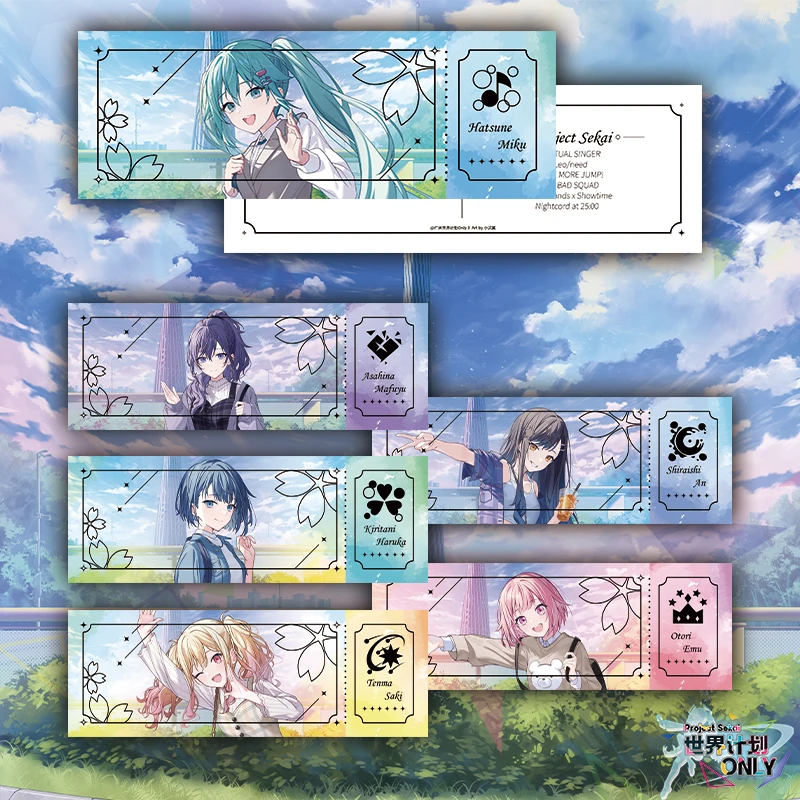 官方通贩 广州世界计划only展 pjsk 镭射票 同人谷 画师小沢翼