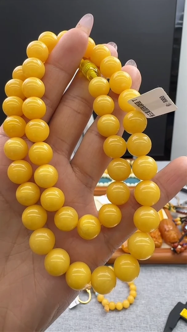 【闪购商品】琥珀颈饰未镶嵌23秒拍号