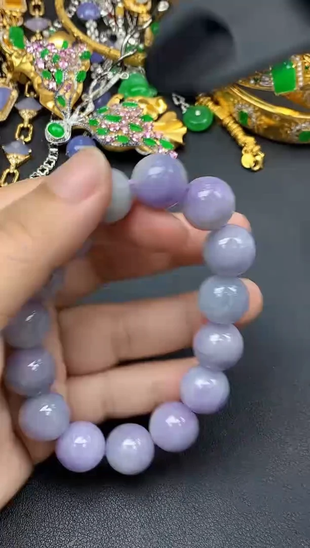 未镶嵌手链翡翠125-春日珠宝