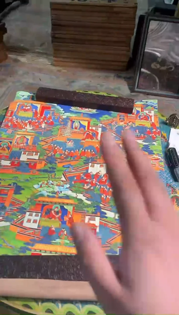 卷轴画卷轴画旭旭的唐卡