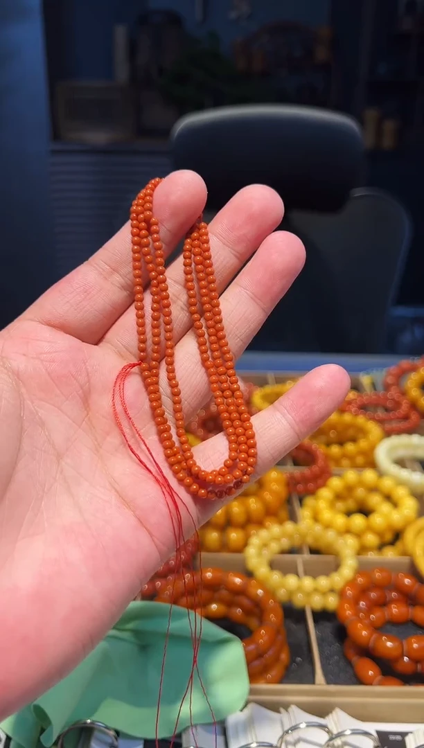 未镶嵌手串南红玛瑙小米珠