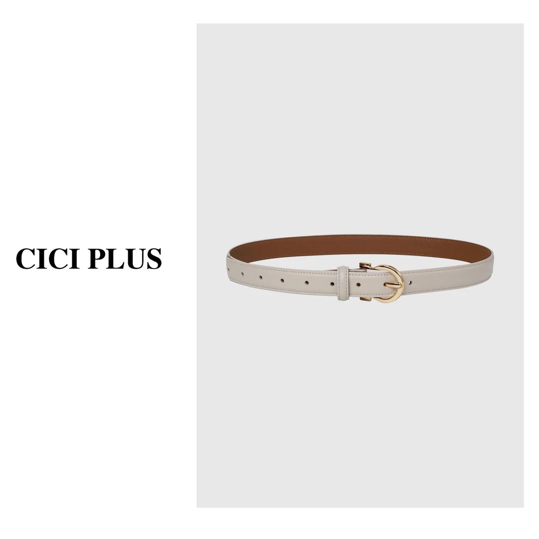 【极简至上】 “二层牛皮”百搭设计装饰腰带 DP0271