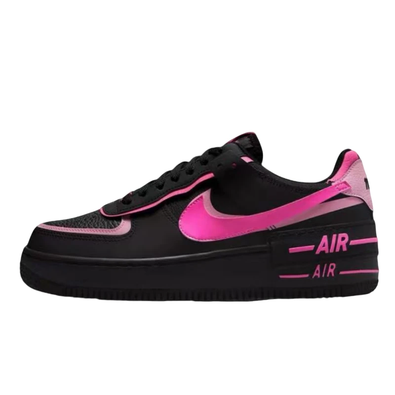 NIKE耐克【太】女鞋AIR FORCE 1 SHADOW黑粉运动休闲鞋CI0919-006