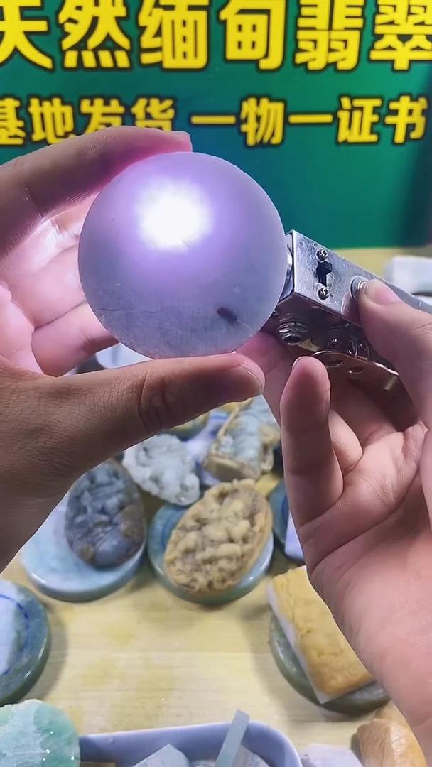 翡翠未镶嵌颈饰裸石0111