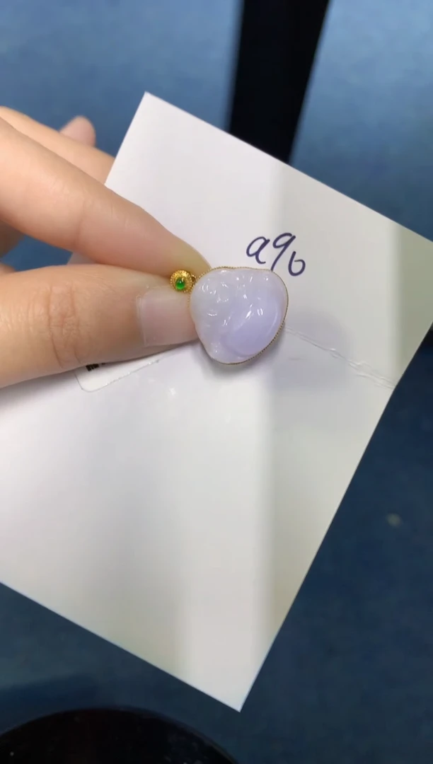 【闪购商品】翡翠颈饰18K金镶嵌000000000