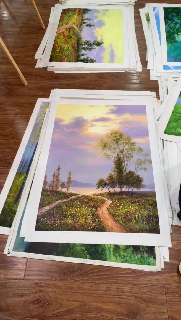 油画【67号】朝鲜原创手绘油画【功勋Ⅰ级画家丨孤品佳作】【顺丰包邮】