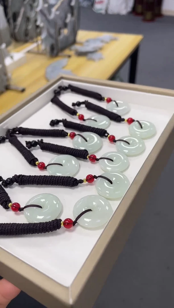 翡翠挂件未镶嵌236#-A2平安扣多样性发1件