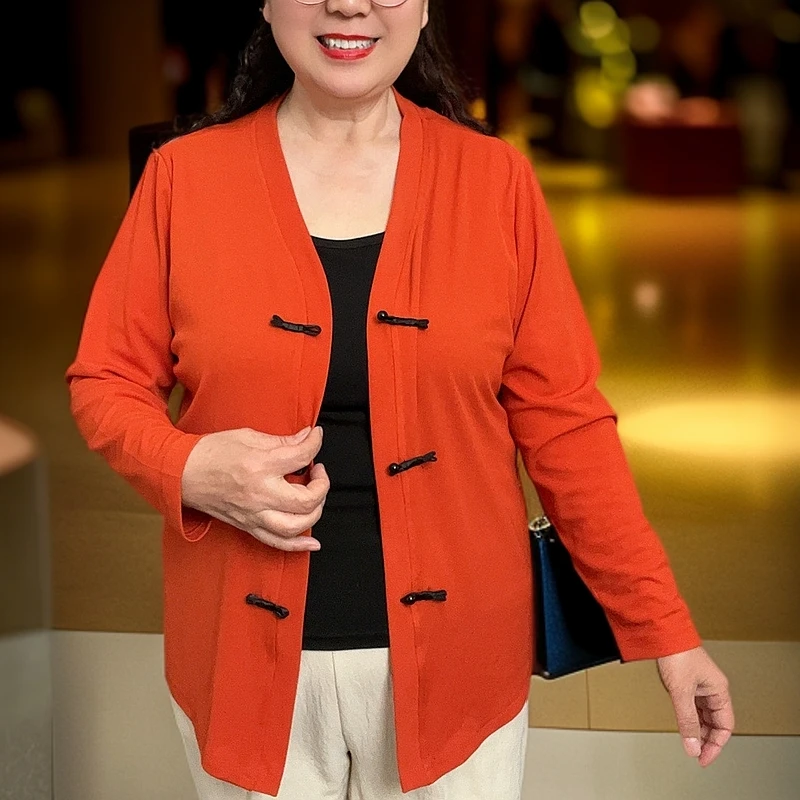 240斤穿妈妈装加肥防晒开衫遮肉显瘦好看洋气显气质中老年女上衣