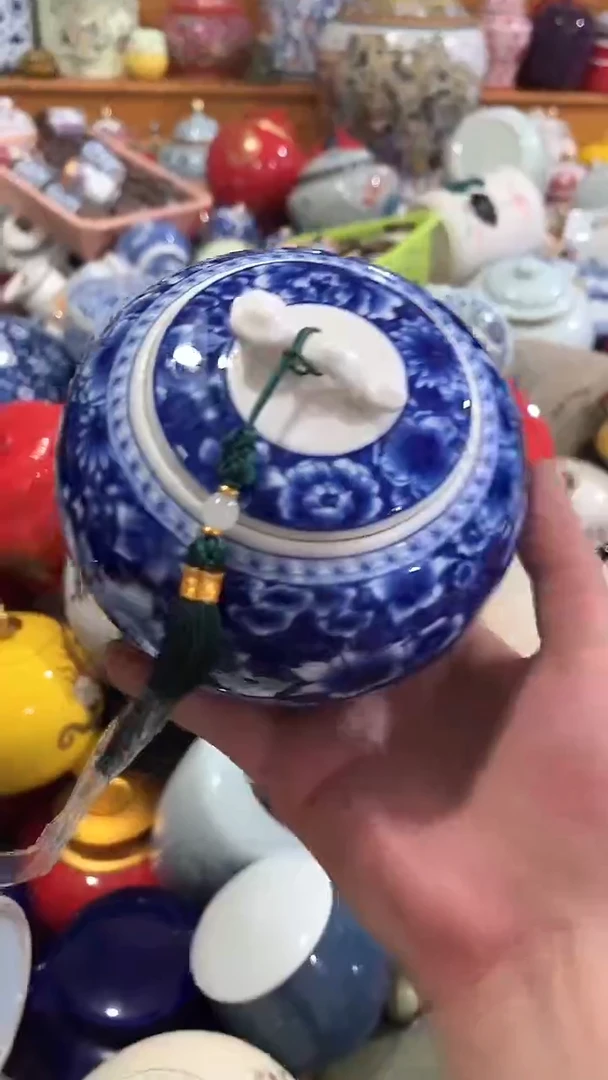 陶瓷茶叶罐密封罐防潮罐陶瓷茶叶罐密封罐防潮罐