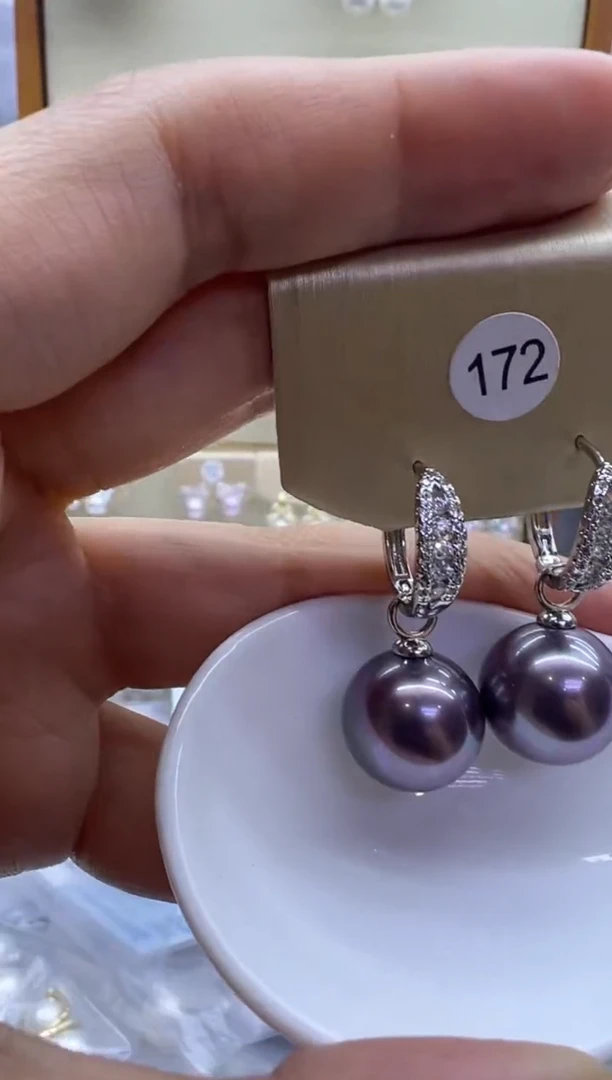 未镶嵌耳饰淡水珍珠172
