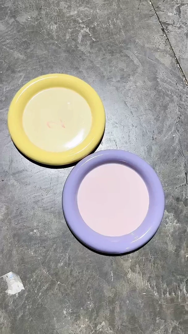 【闪购商品】瓷片2个盘子微瑕 凑满20元包邮