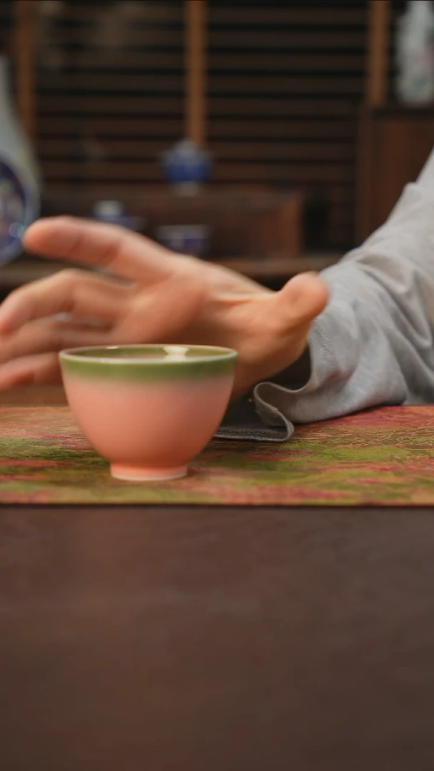 杯景德镇陶瓷杯碗柴烧多人