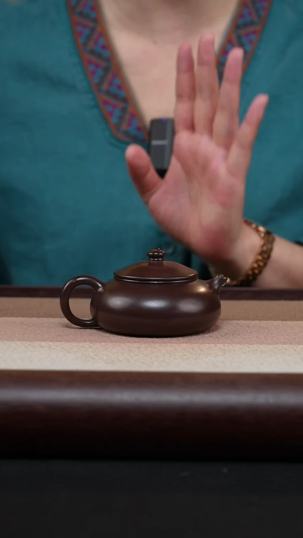 【闪购商品】紫砂茶壶老紫泥寒江MH-1787