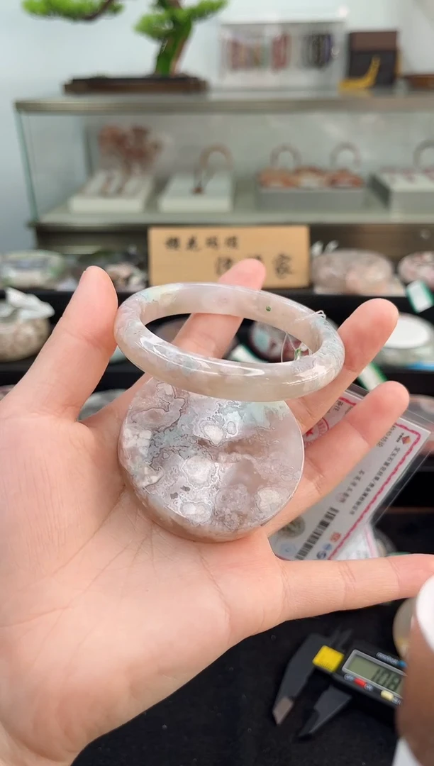 未镶嵌手镯石英质玉58圈口（赠品镯心）6058514