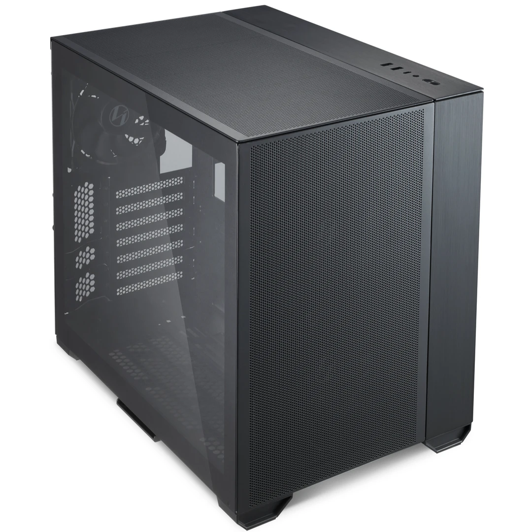 LIANLI联力O11包豪斯AIR MINI黑/白海景房机箱ATX电源迷你水冷