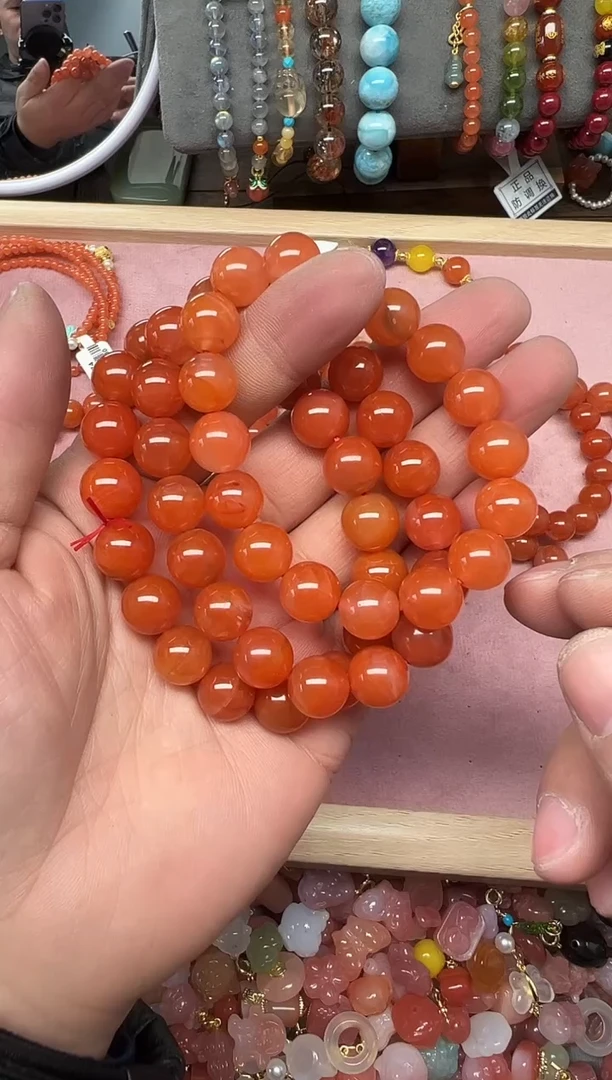 【闪购商品】南红玛瑙手串未镶嵌多样性发货拍一发一（11+mm）