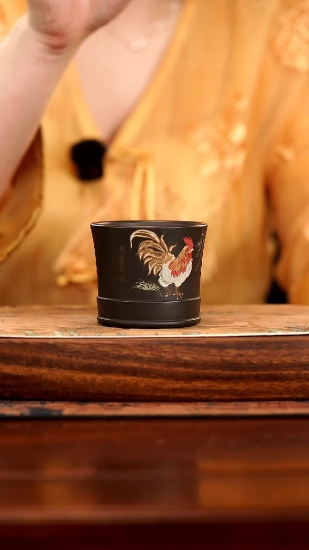 茶杯紫砂原矿紫砂