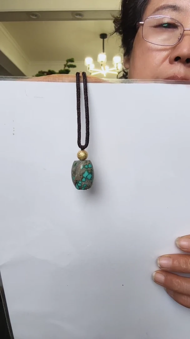 非金属布艺青**人坠