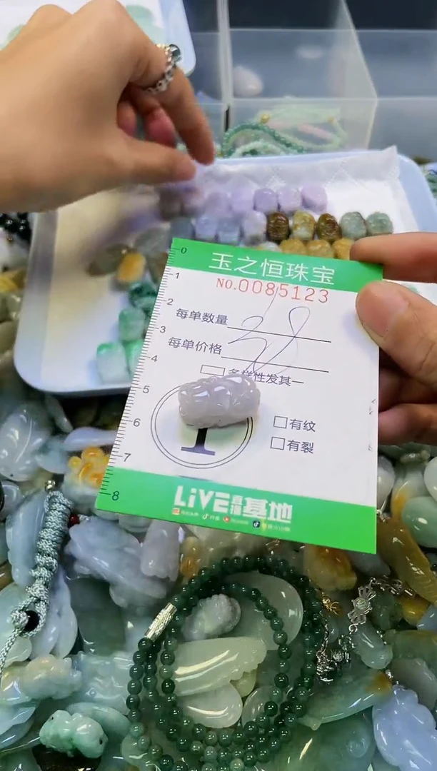 翡翠未镶嵌颈饰闪购0085123