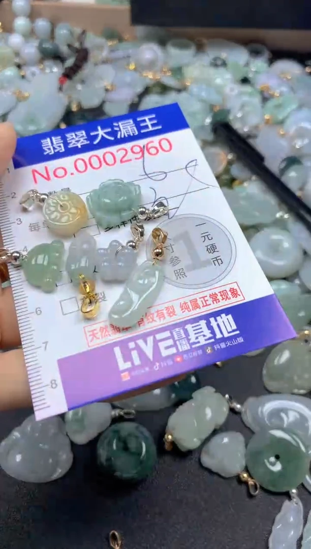 翡翠未镶嵌吊坠(不含链)2960