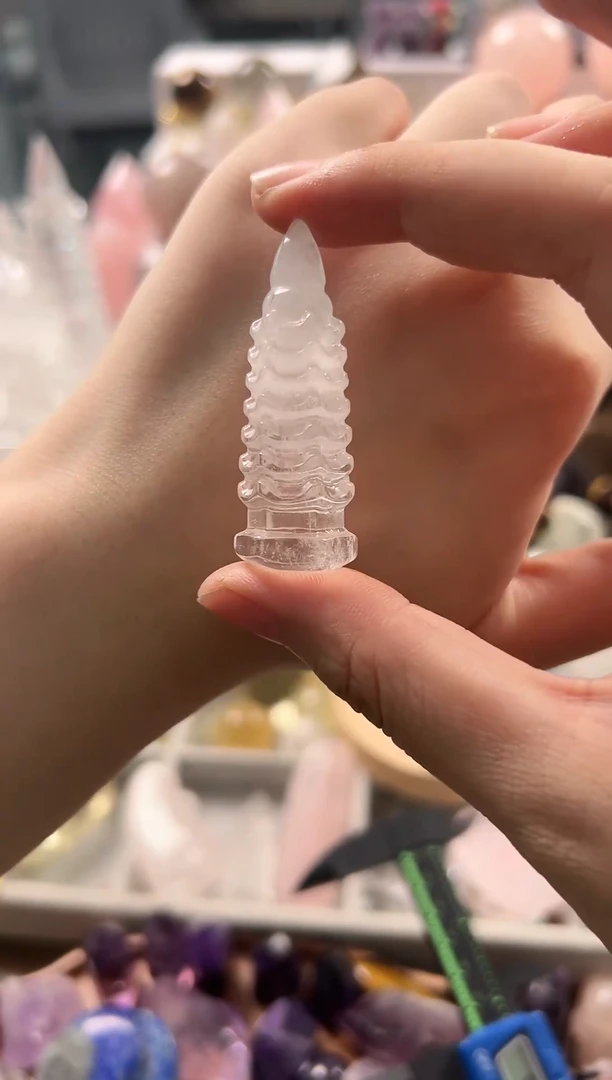 未镶嵌珠宝半成品水晶M236 约5.2cm