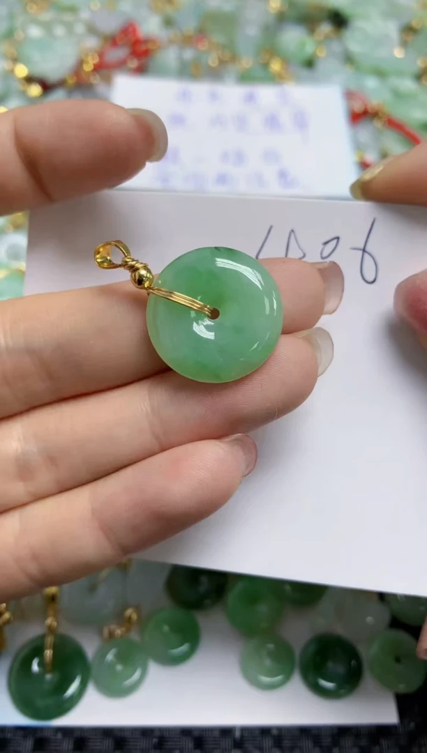 【闪购商品】翡翠颈饰合金   天然A货翡翠