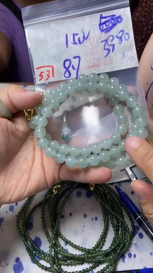 未镶嵌珠串定制翡翠天然A货缅甸翡翠