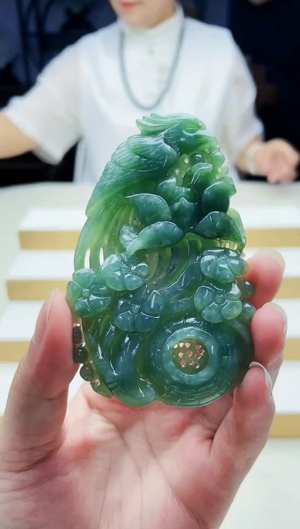 未镶嵌定制翡翠毛货09150118