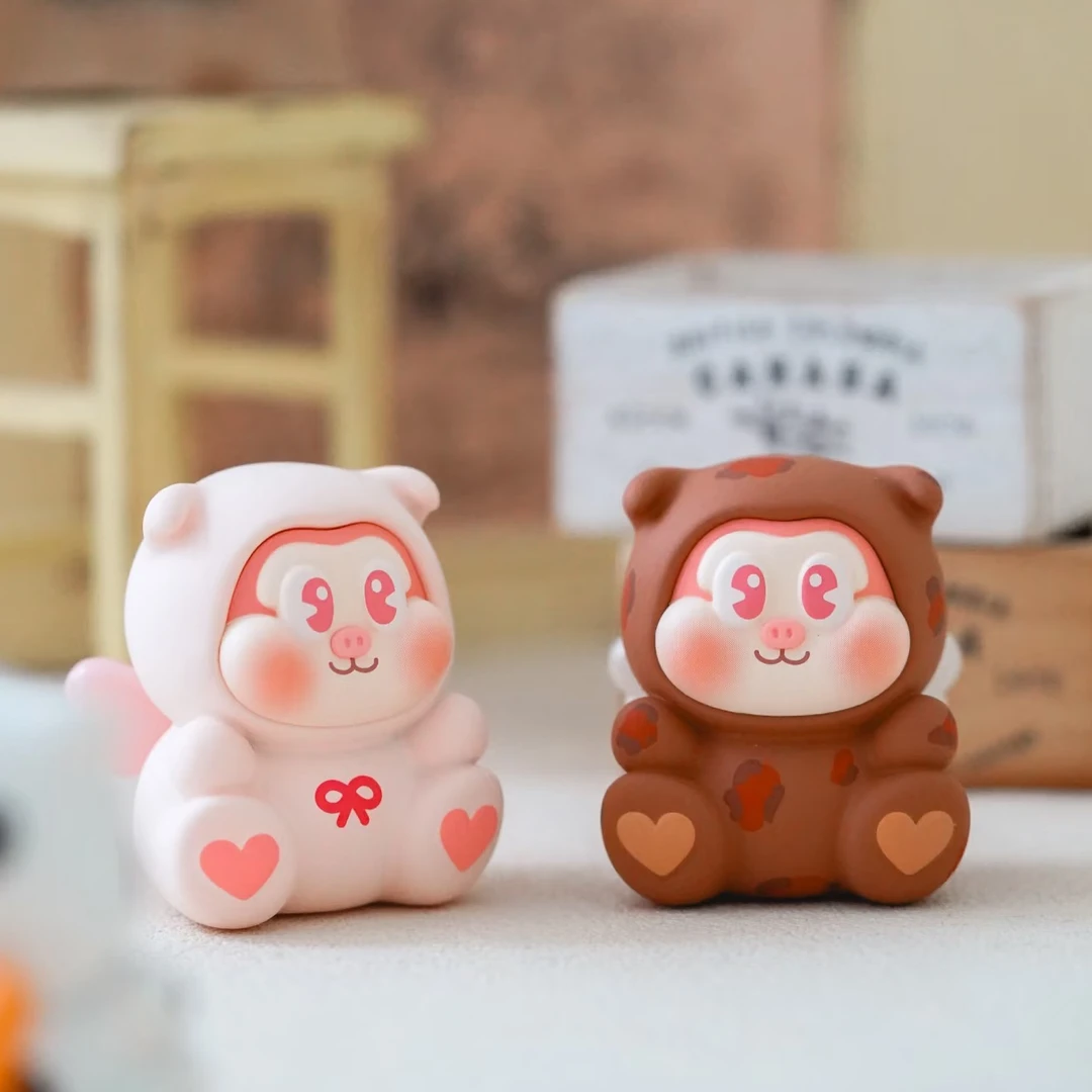 【飞天小猪mini盲盒】阿嫲家正版盲盒手办可爱礼品礼物PVC设计款