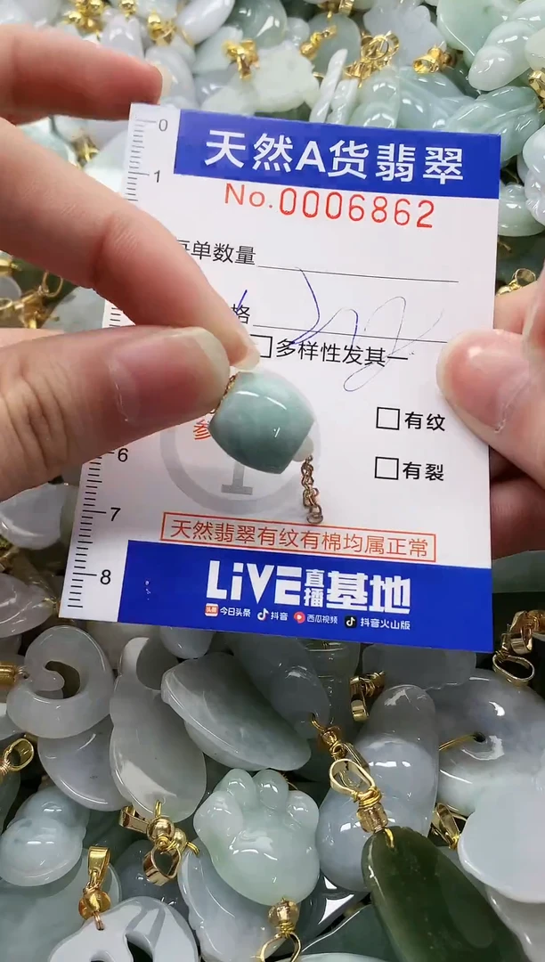 颈饰未镶嵌翡翠纯天然a货翡翠