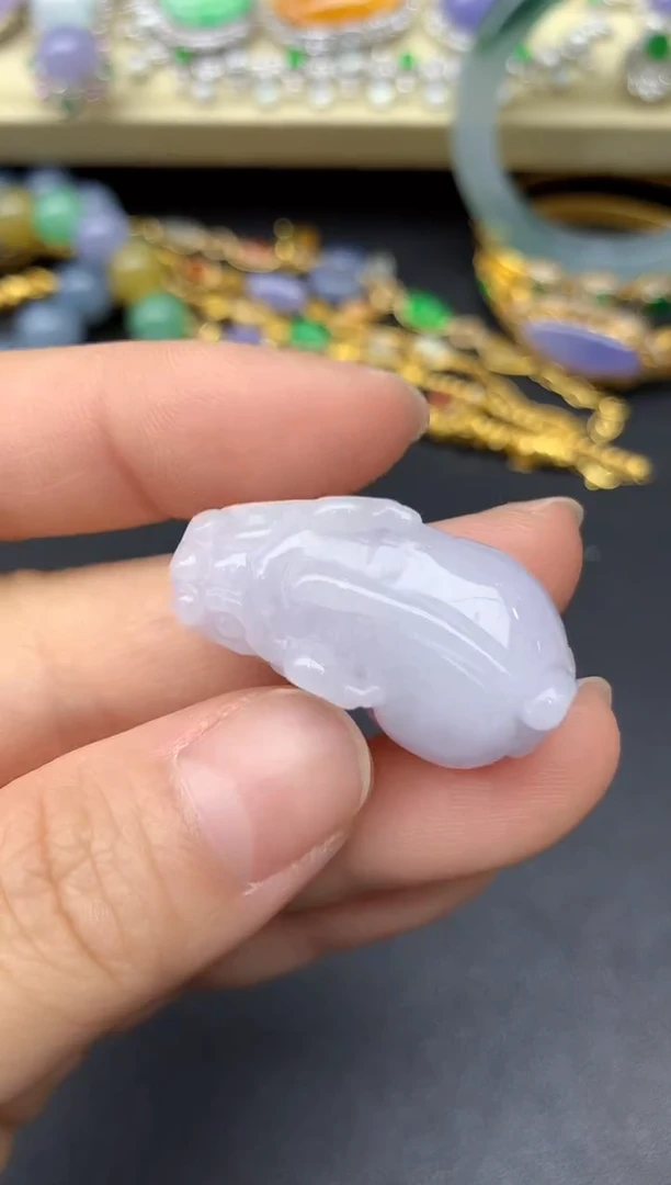 颈饰未镶嵌翡翠17-雪姐翡翠天天见