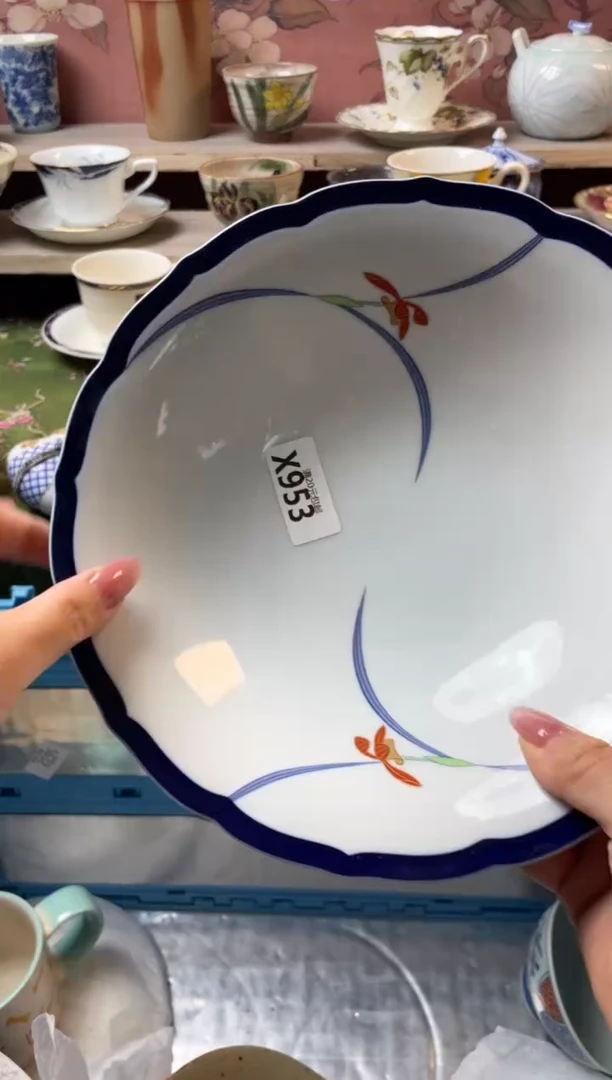 瓷片小*蹬瓷器瓷器X953