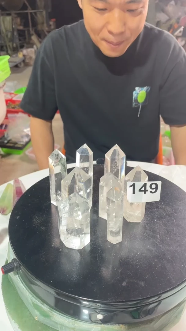 未镶嵌水晶大型摆件（非配饰）白水晶柱子 多样性发货