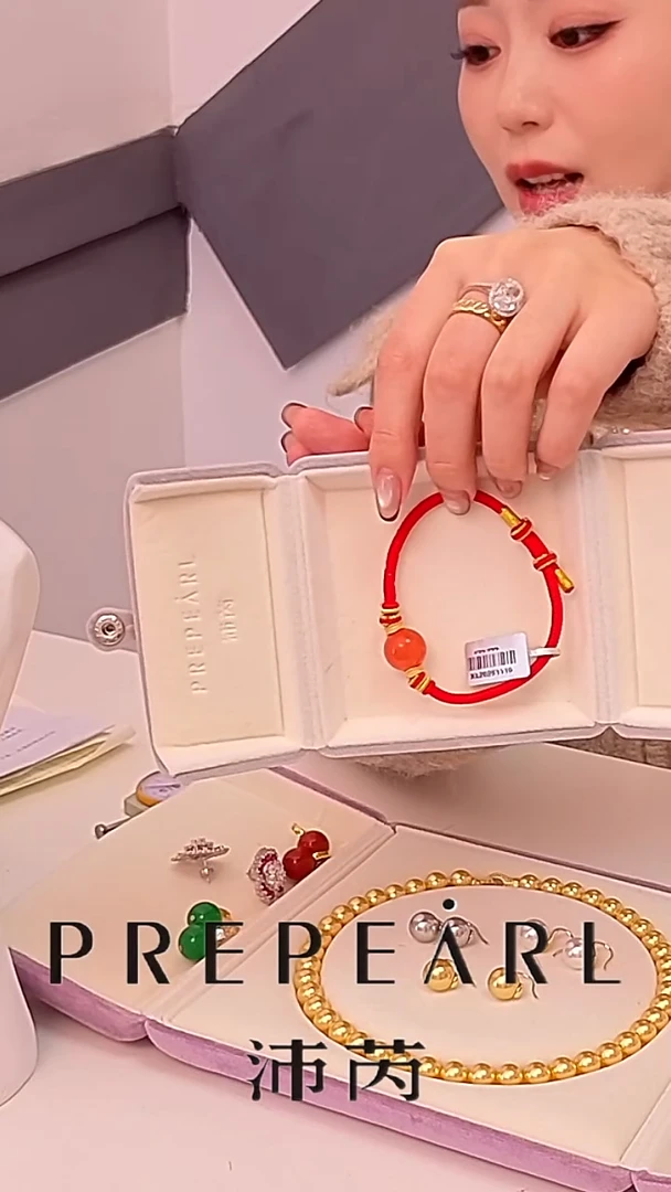 纯铜石英石直播间专享南红手串 新款福利