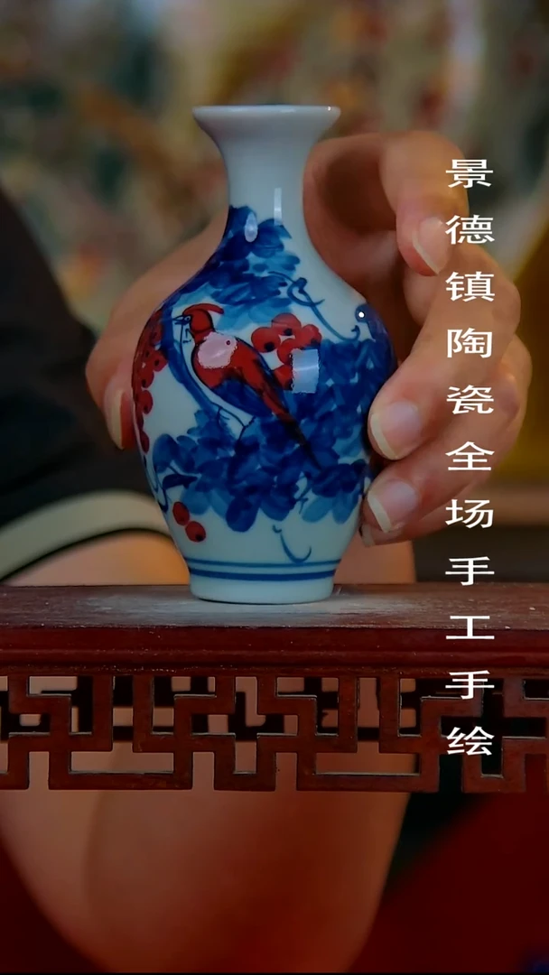 摆件景德镇陶瓷 全场手工手绘