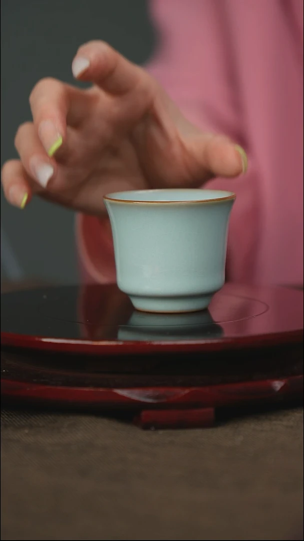 钟式杯 带底款 颜色随机 单只