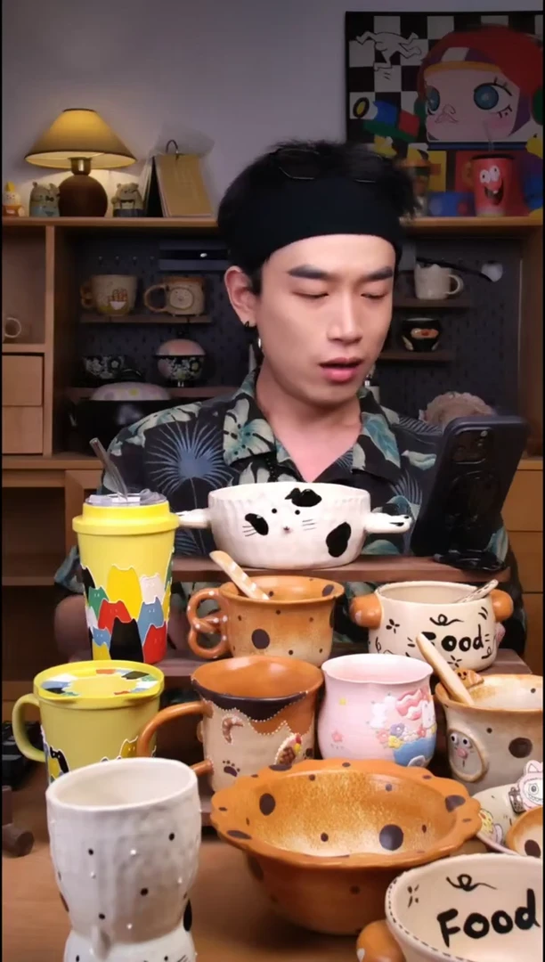 碗景德镇可爱设计师款陶瓷