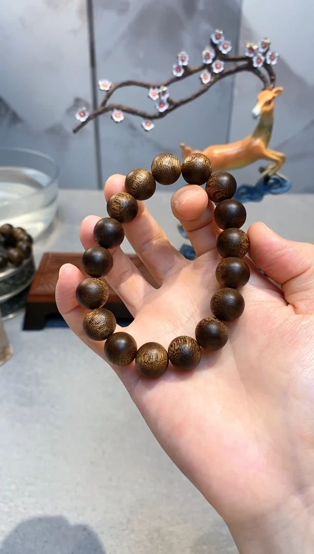 【闪购商品】沉香手串文莱圆珠单圈B1230300