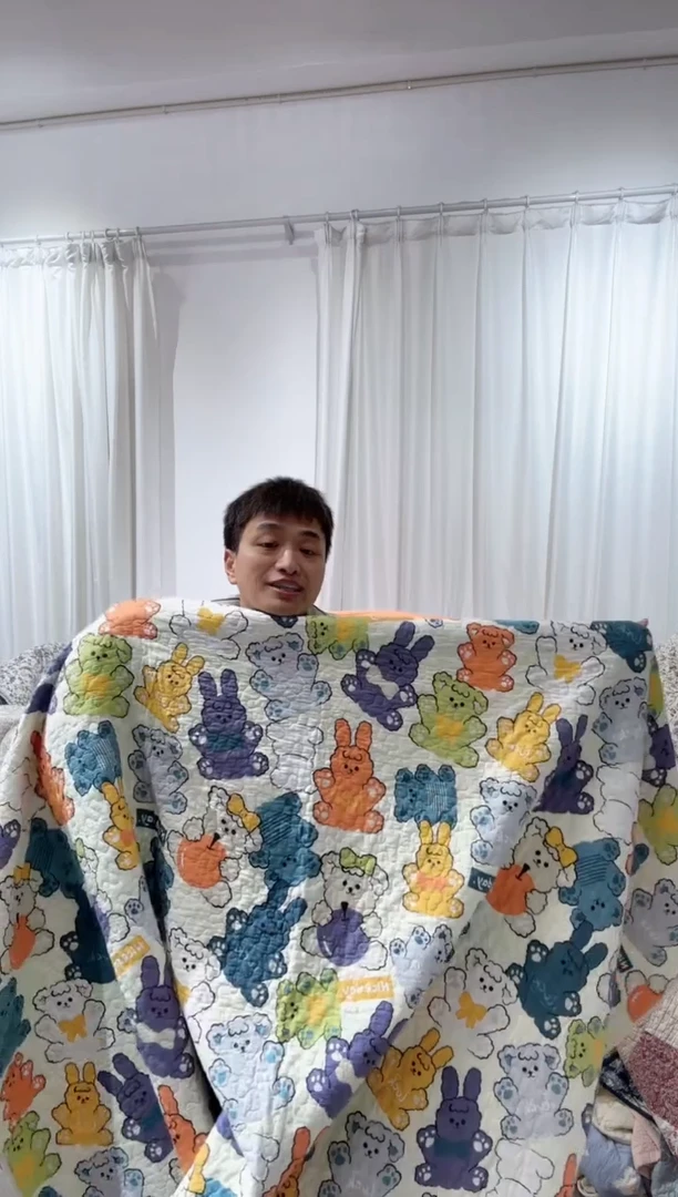 棉200*230纯棉床盖130号微瑕