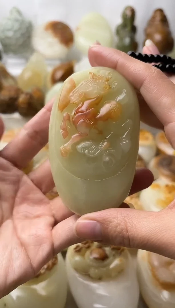 石材古青石棉纹正常不退换羊