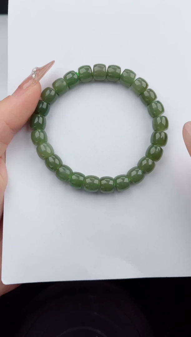 【闪购商品】和田玉手串未镶嵌555微色差T