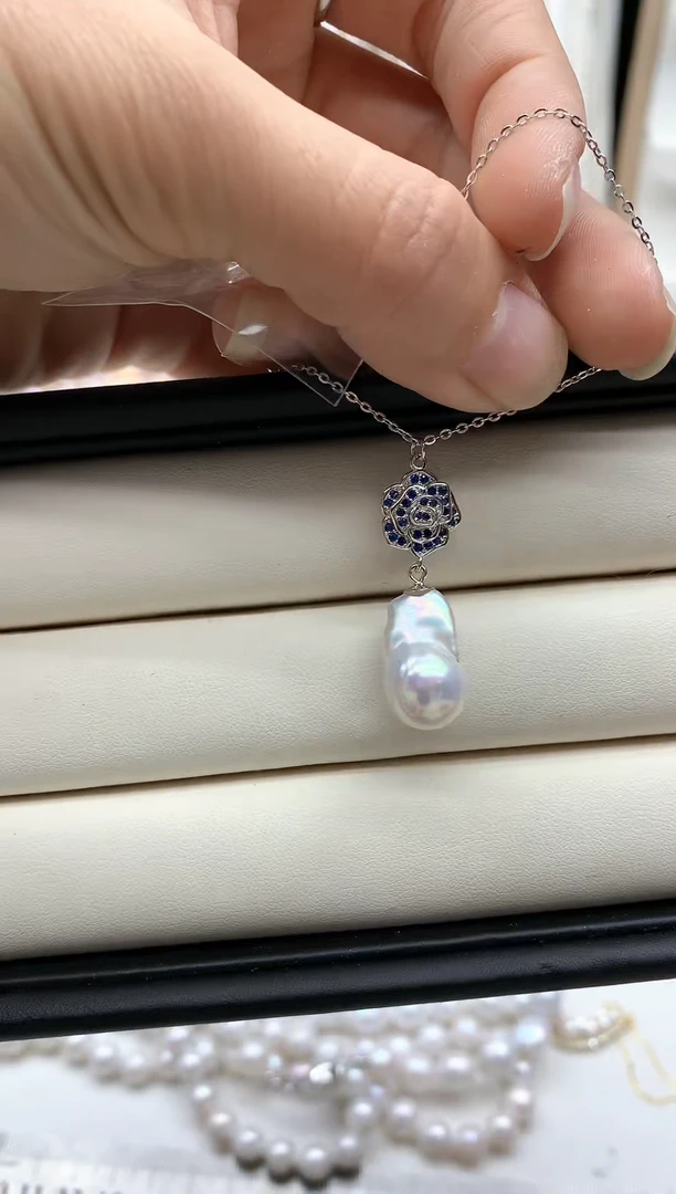 【闪购商品】淡水珍珠耳饰未镶嵌项链