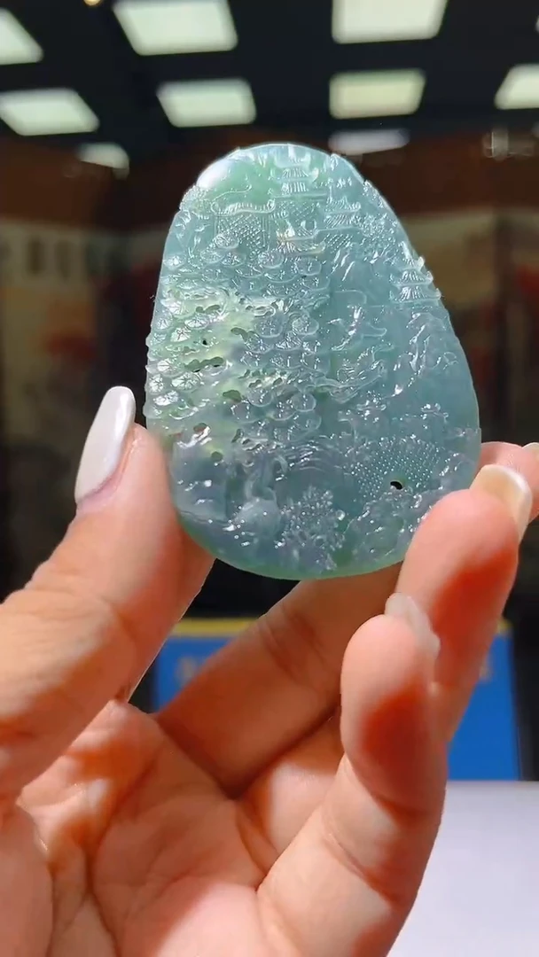 吊坠(不含链)未镶嵌翡翠天然A货翡翠DD-25