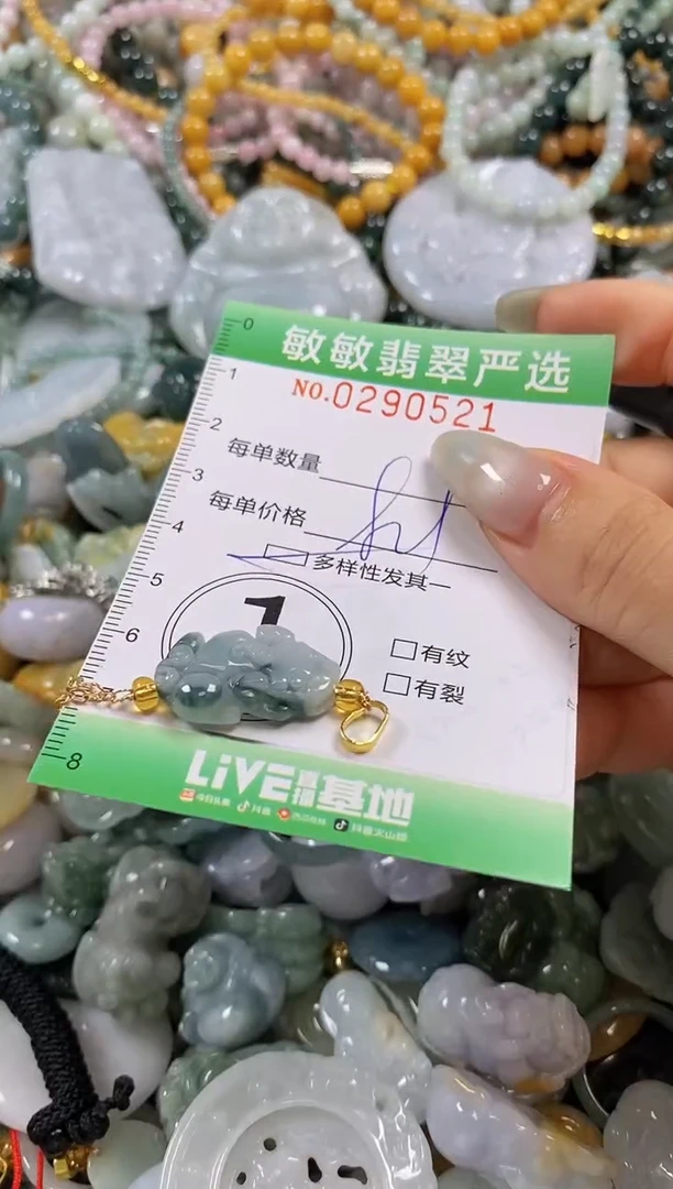 翡翠未镶嵌颈饰闪购0290521多样性发其一