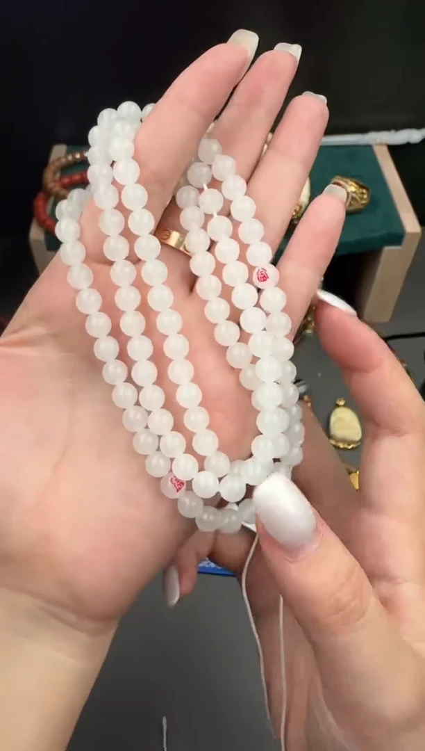 未镶嵌手链和田玉心****点11