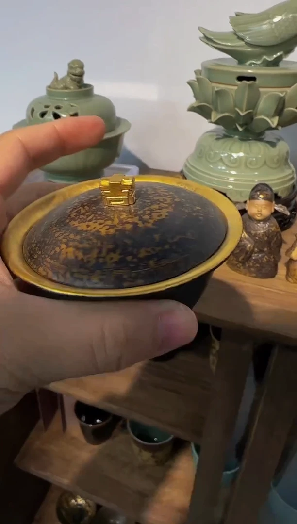 盖碗十方大吉·全手周靖波·高货