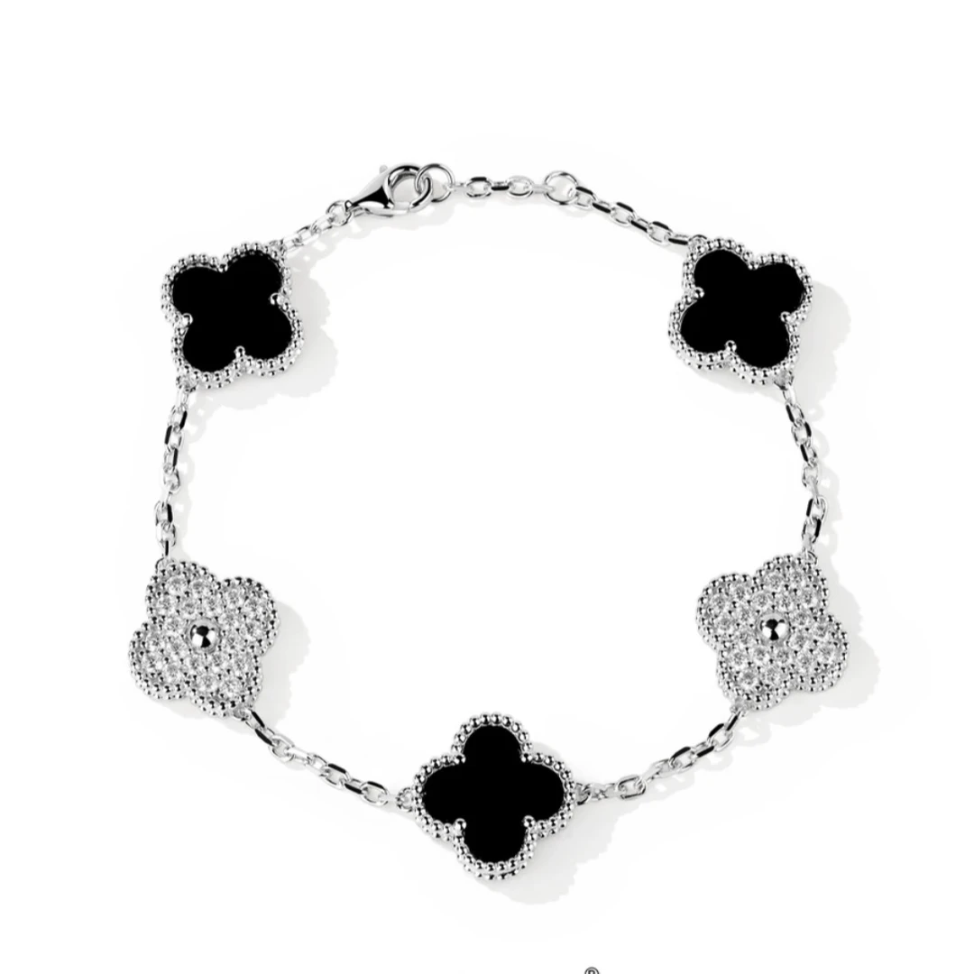 炫璨高奢 黑白色熊猫配色手链